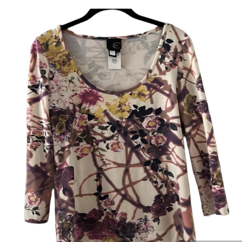 Just Cavalli floral print long sleeve